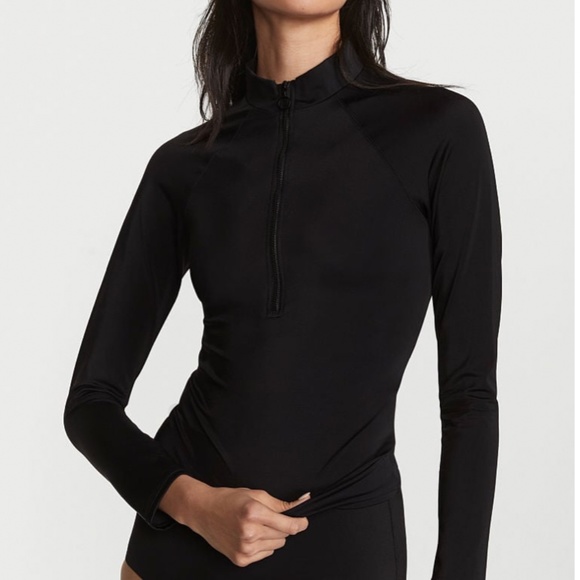Victoria's Secret Zip-Front Swim Rashguard - Picture 4 of 4